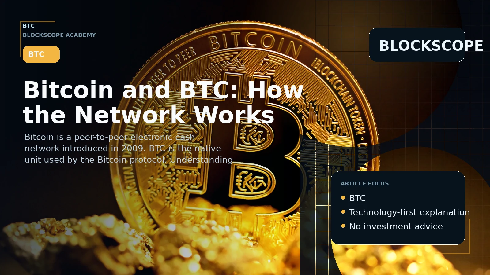 Bitcoin and BTC: How the Network Works