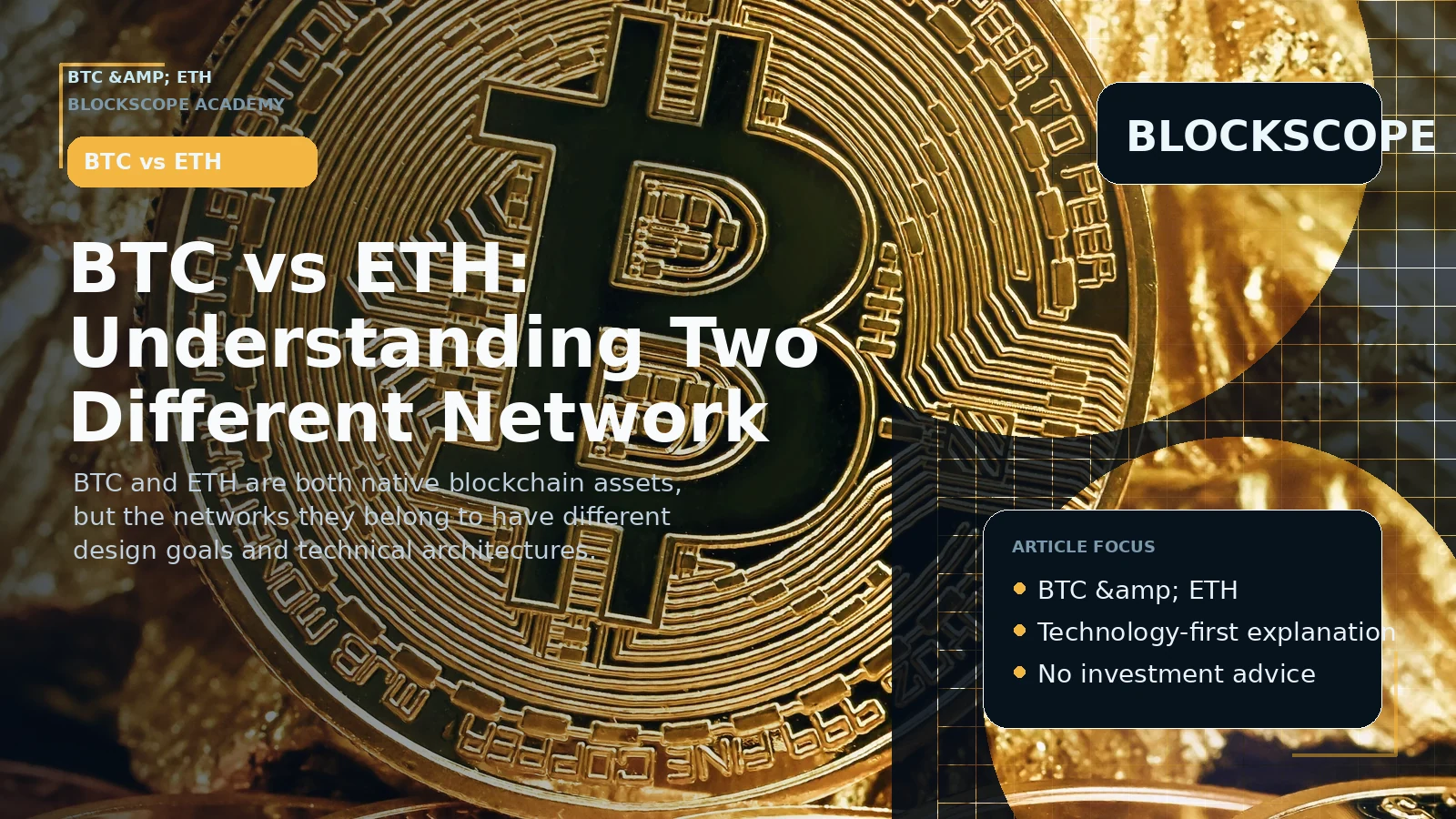 BTC vs ETH: Understanding Two Different Network Designs